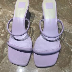 Size 13 dolce vita sandals lilac in color
